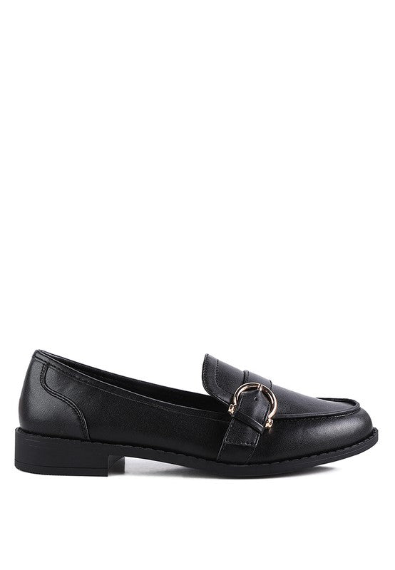 Sheboss Buckle Detail Loafers - Loving It Shop