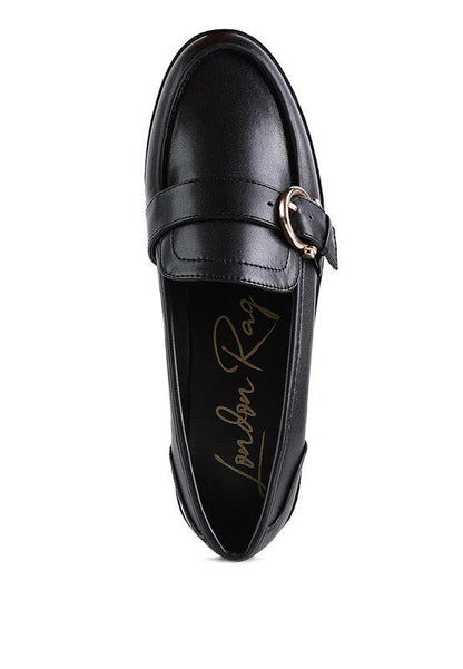 Sheboss Buckle Detail Loafers - Loving It Shop