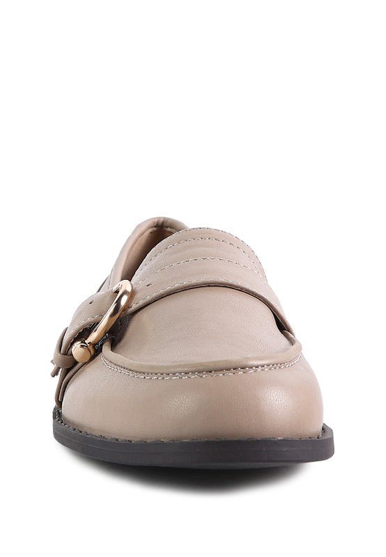 Sheboss Buckle Detail Loafers - Loving It Shop