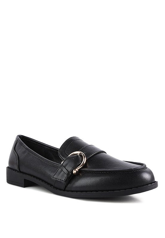Sheboss Buckle Detail Loafers - Loving It Shop