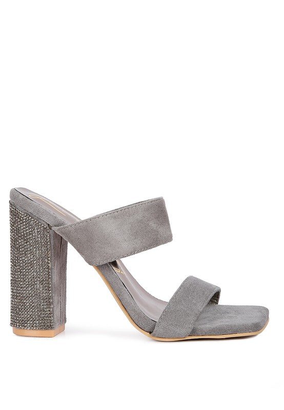 High Sass Rhinestone Embellished Sandals - Loving It Shop