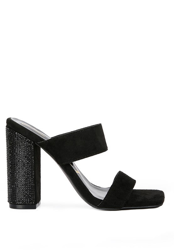 High Sass Rhinestone Embellished Sandals - Loving It Shop