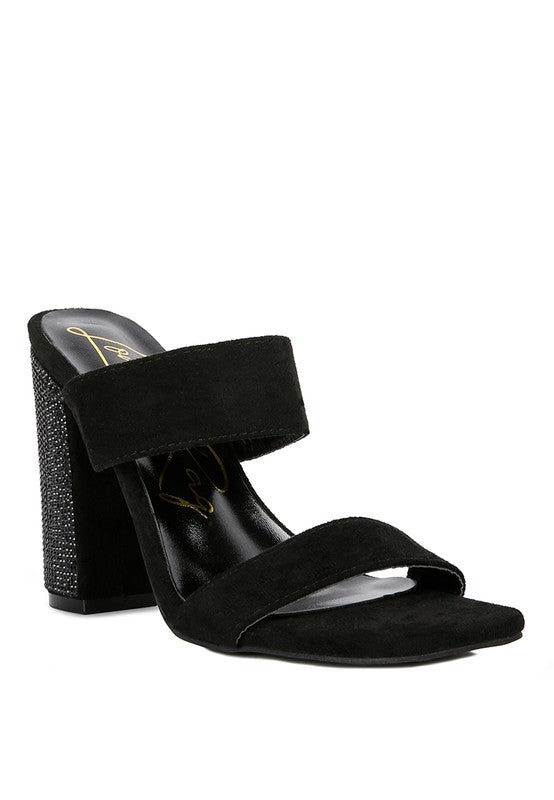 High Sass Rhinestone Embellished Sandals - Loving It Shop