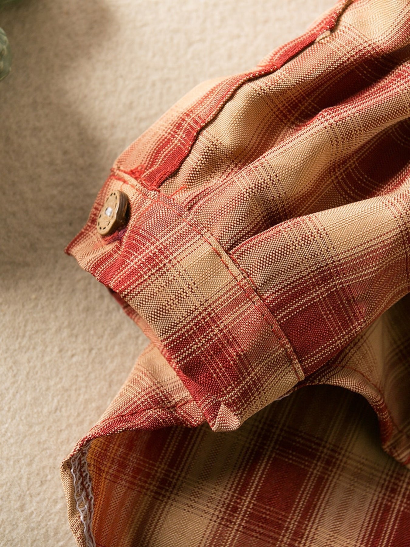 Plaid Button - Down Pet Shirt - Loving It Shop