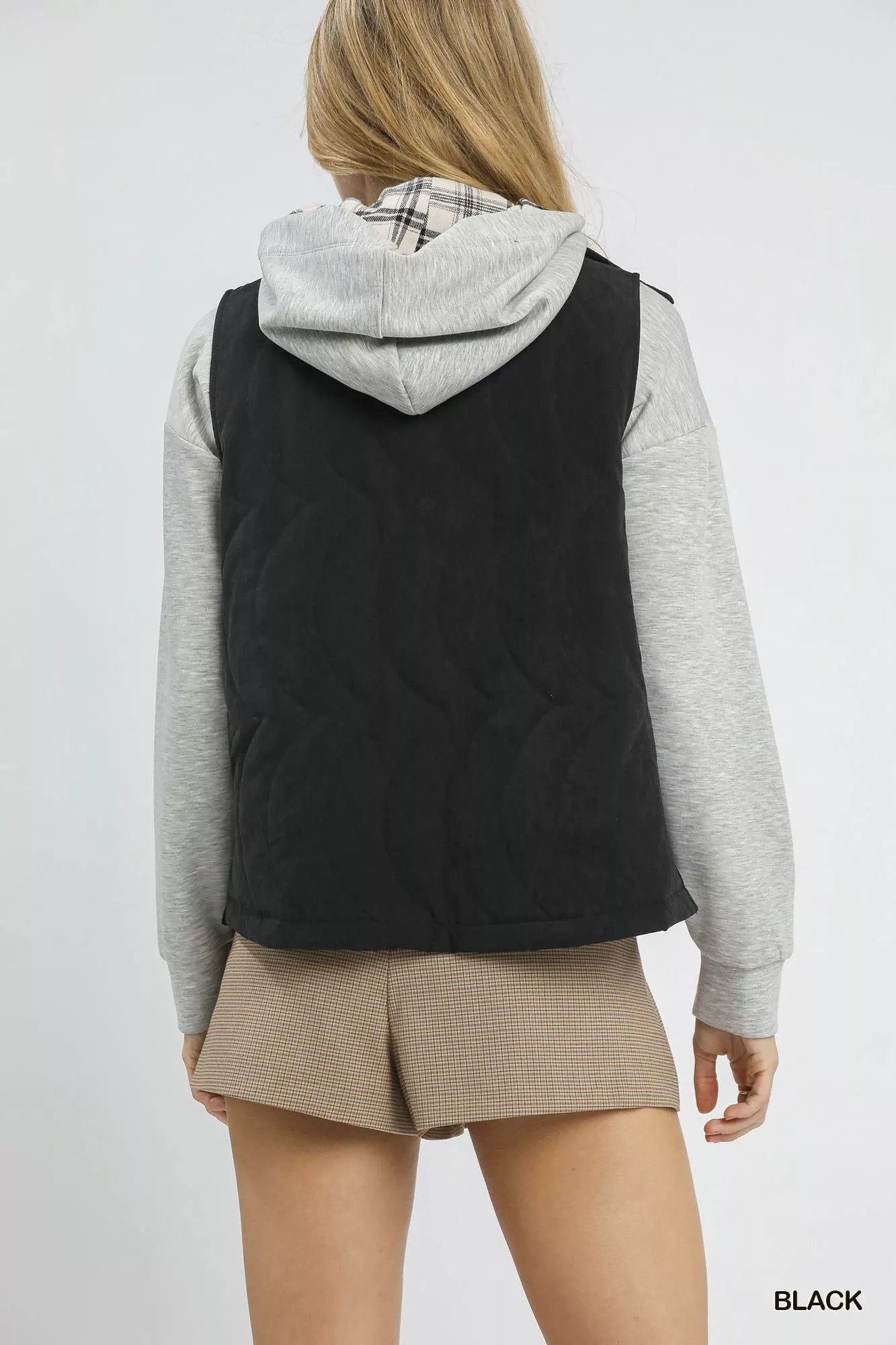 Quilted Embroidered Vest