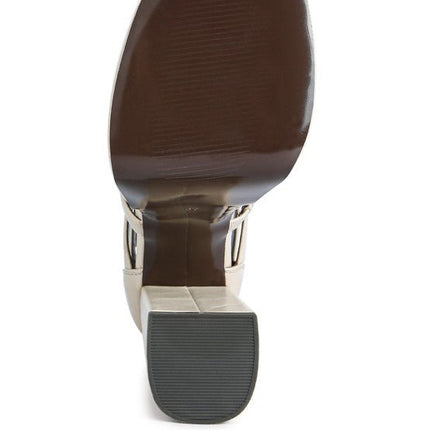 Rielle High Platfrom Cage Bootie Sandal - Loving It Shop