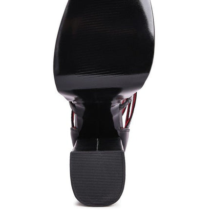 Rielle High Platfrom Cage Bootie Sandal - Loving It Shop