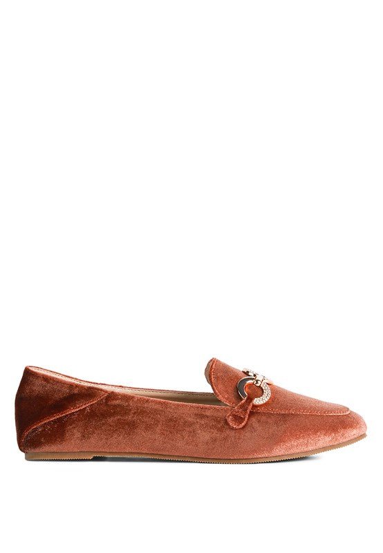 Croc Textured Metal Show Detail Loafers - Loving It Shop