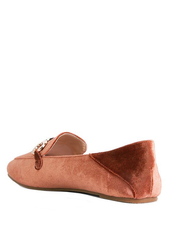 Croc Textured Metal Show Detail Loafers - Loving It Shop