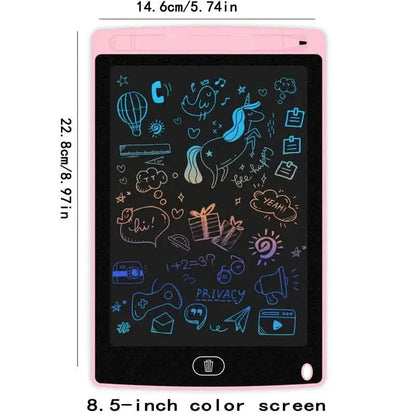 Digital LCD Writing Tablet with Stylus Pen – Reusable Wipeable Dry-Erase Doodle &amp; Drawing Board