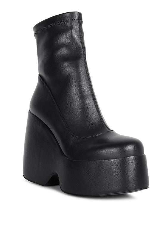 PURNELL High Platform Ankle Boots