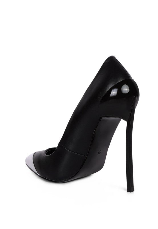 Cidra Silver Dip Stiletto Heels - Loving It Shop
