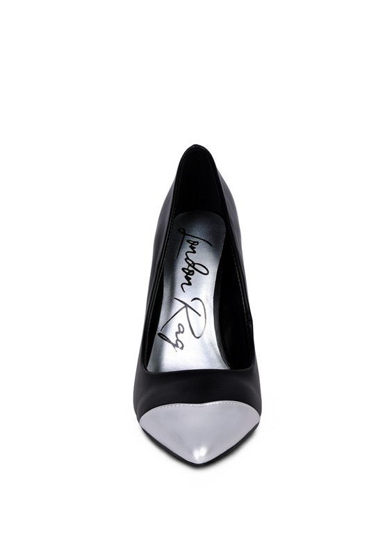 Cidra Silver Dip Stiletto Heels - Loving It Shop