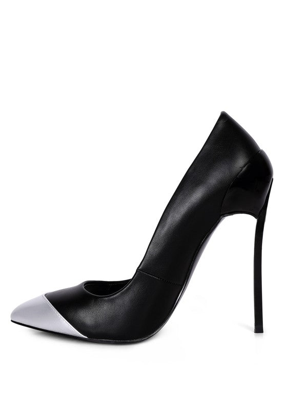 Cidra Silver Dip Stiletto Heels - Loving It Shop