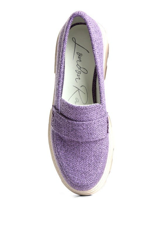 KYRO Amabel Chunky Lug Sole Loafers - Loving It Shop