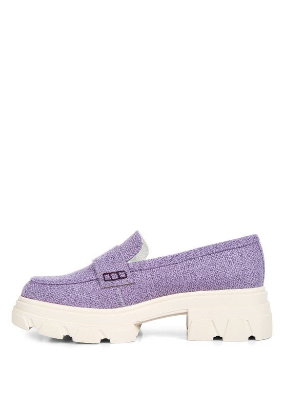 KYRO Amabel Chunky Lug Sole Loafers - Loving It Shop