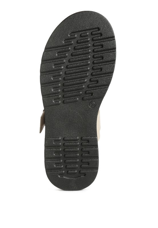 GLADEN Pin Buckle Platform Sandals - Loving It Shop