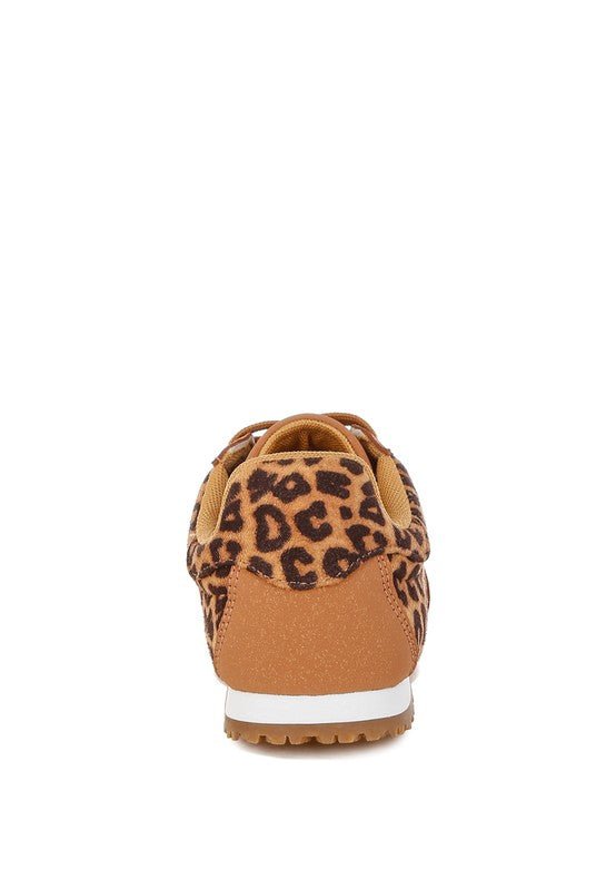 Panther Leopard Print Microfiber Sneakers - Loving It Shop