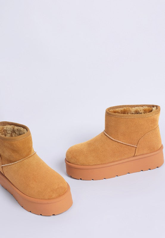 Derta Soft Microfiber Snow Boots