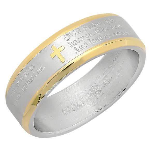 18K Gold-Plated Stainless Steel Unisex Two-Tone The Lord&