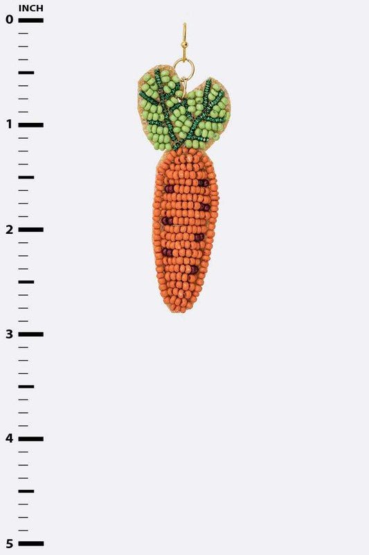 Beaded Carrots Iconic Earrings - Loving It Shop