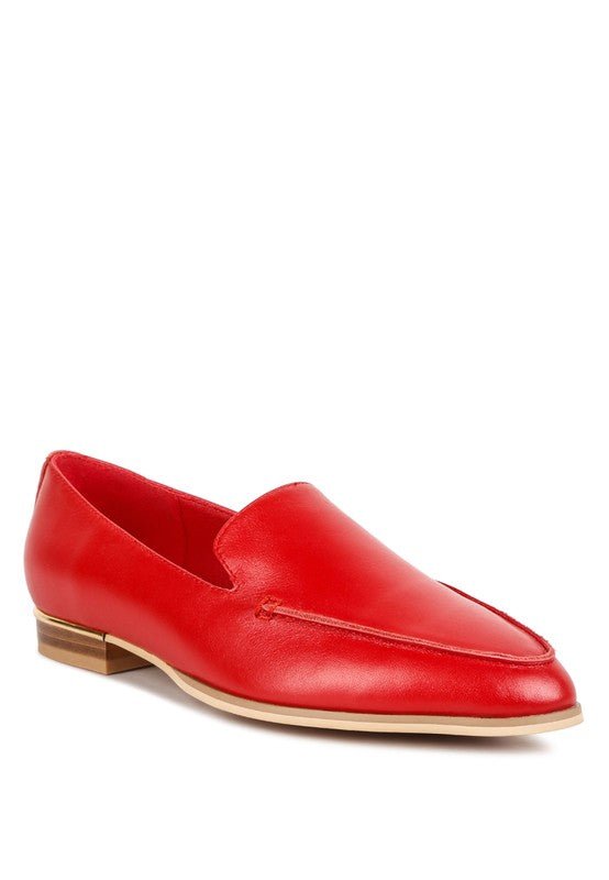 Richelli Metallic Sling Detail Loafers - Loving It Shop