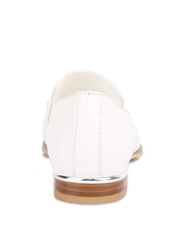 Richelli Metallic Sling Detail Loafers - Loving It Shop