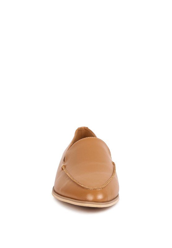 Richelli Metallic Sling Detail Loafers - Loving It Shop