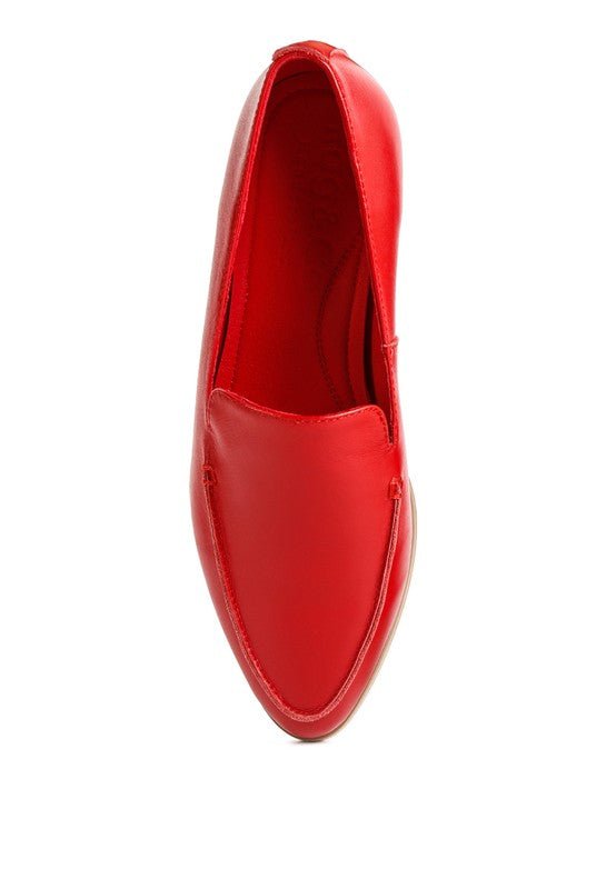 Richelli Metallic Sling Detail Loafers - Loving It Shop