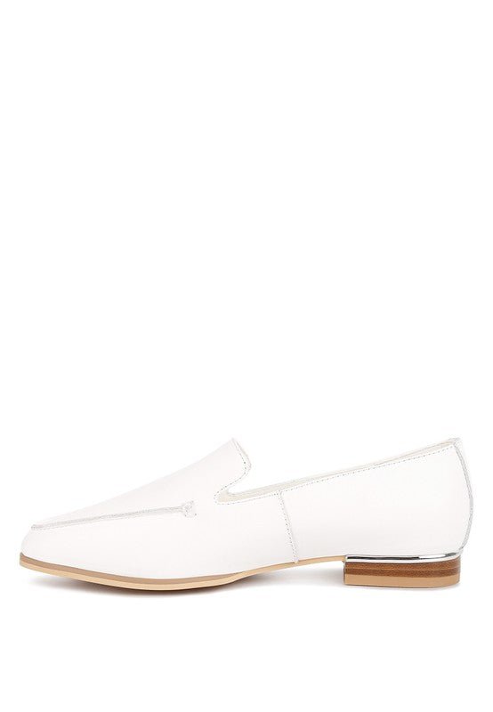 Richelli Metallic Sling Detail Loafers - Loving It Shop