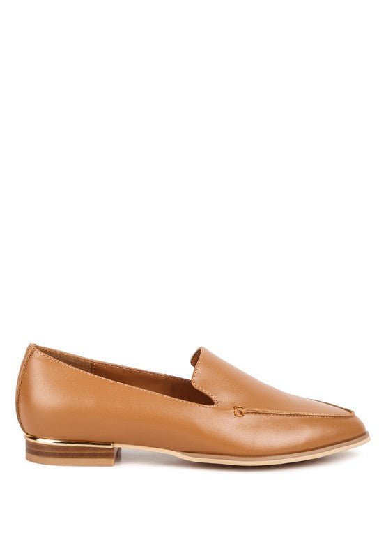 Richelli Metallic Sling Detail Loafers - Loving It Shop