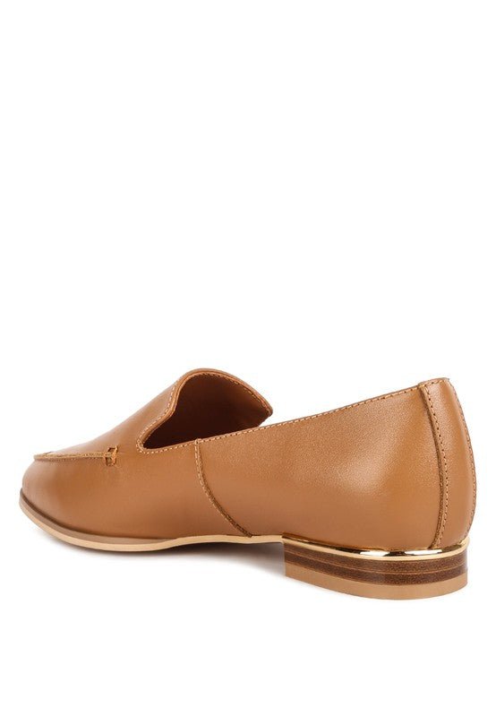 Richelli Metallic Sling Detail Loafers - Loving It Shop