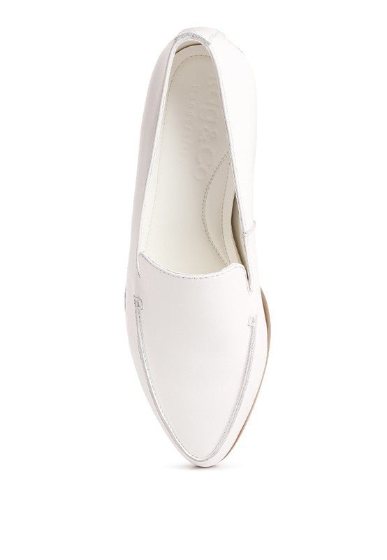 Richelli Metallic Sling Detail Loafers - Loving It Shop