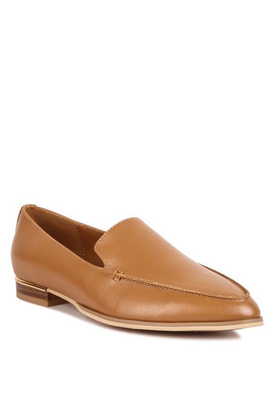 Richelli Metallic Sling Detail Loafers - Loving It Shop