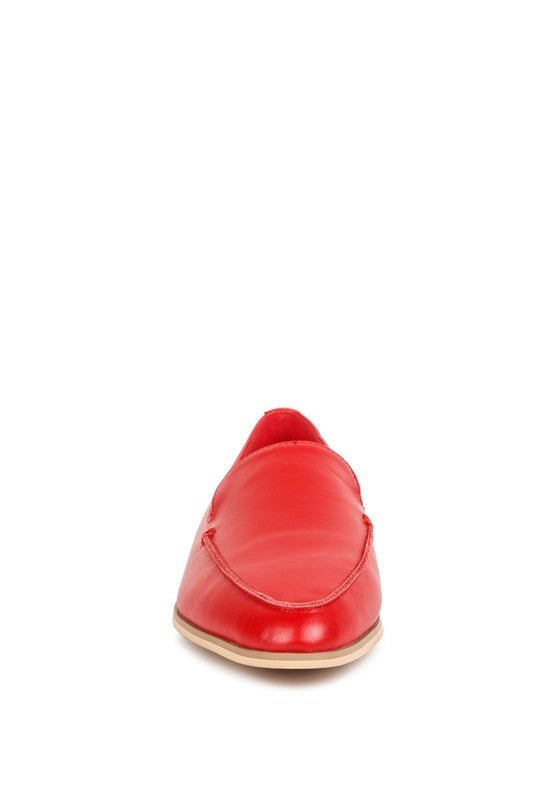 Richelli Metallic Sling Detail Loafers - Loving It Shop