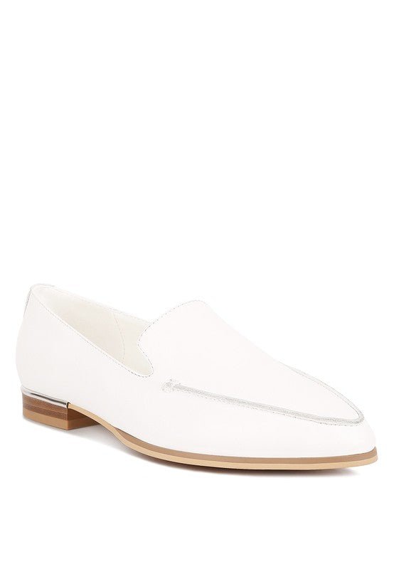 Richelli Metallic Sling Detail Loafers - Loving It Shop