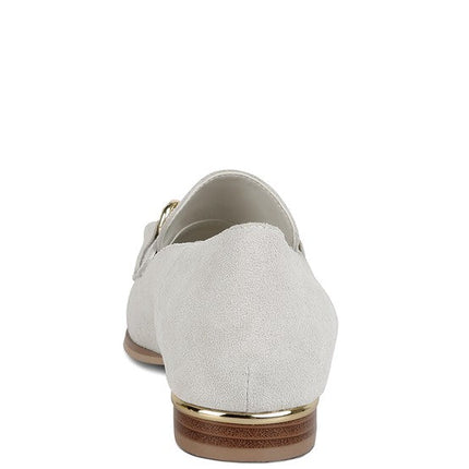 Ricka Chain Embellished Loafers