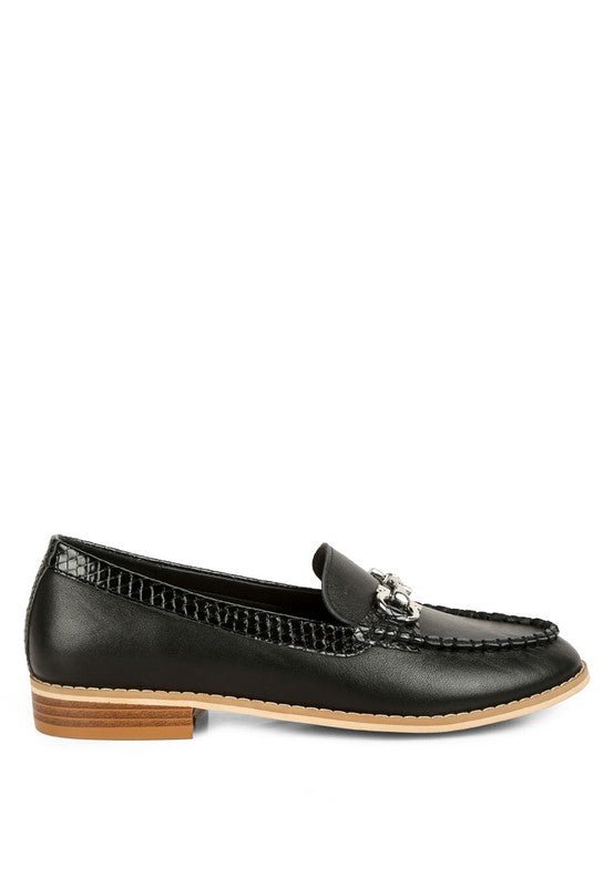 Holda Horsebit Embelished Loafers - Loving It Shop