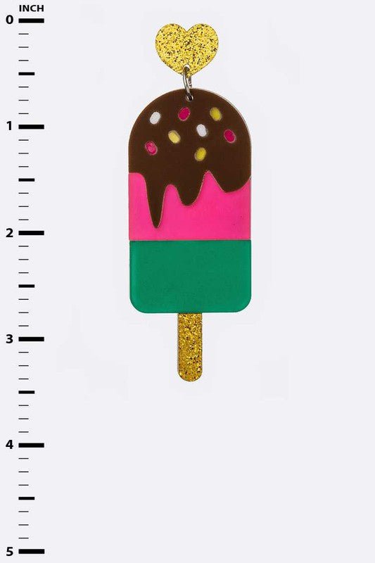 Ice Cream Acrylic Iconic Earrings - Loving It Shop