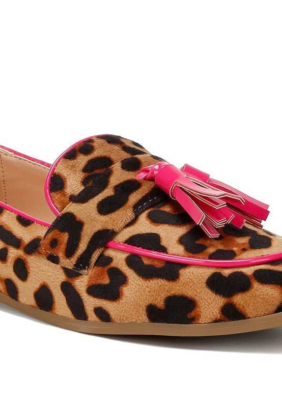 Folklore Micro Suede Tassel Loafers - Loving It Shop