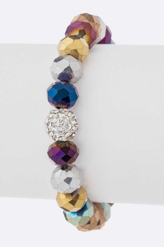 Crystal Bead Stretch Bracelet Set - Loving It Shop