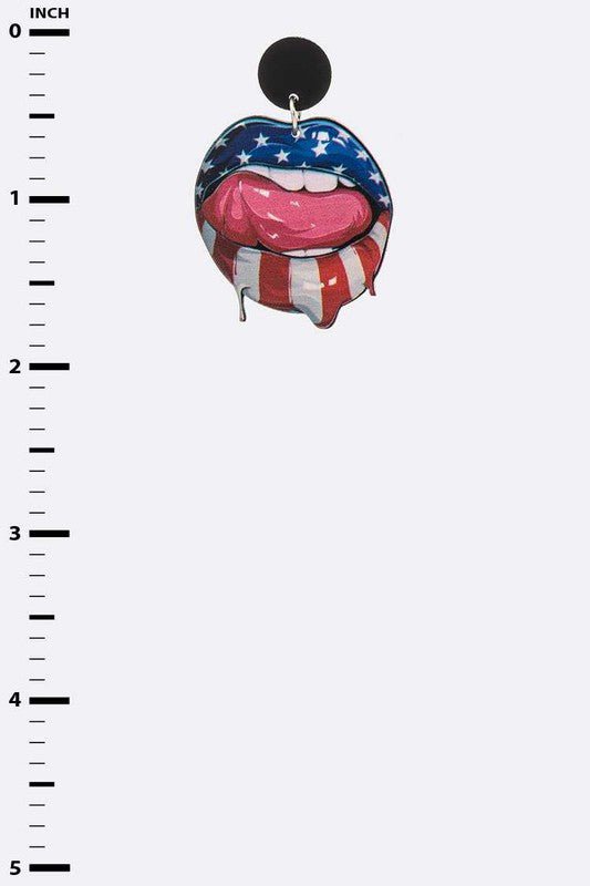 Americana Rock And Roll Earrings - Loving It Shop