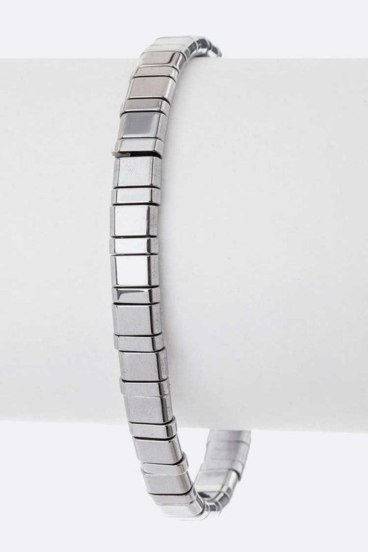 Metal Nugget Iconic Stretch Bracelet - Loving It Shop