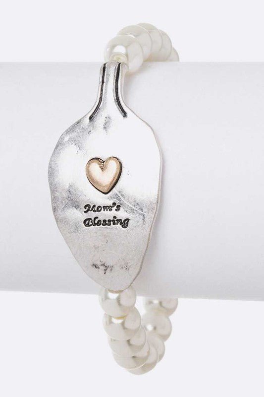 MOMs Blessing Spoon Stretch Bracelet - Loving It Shop