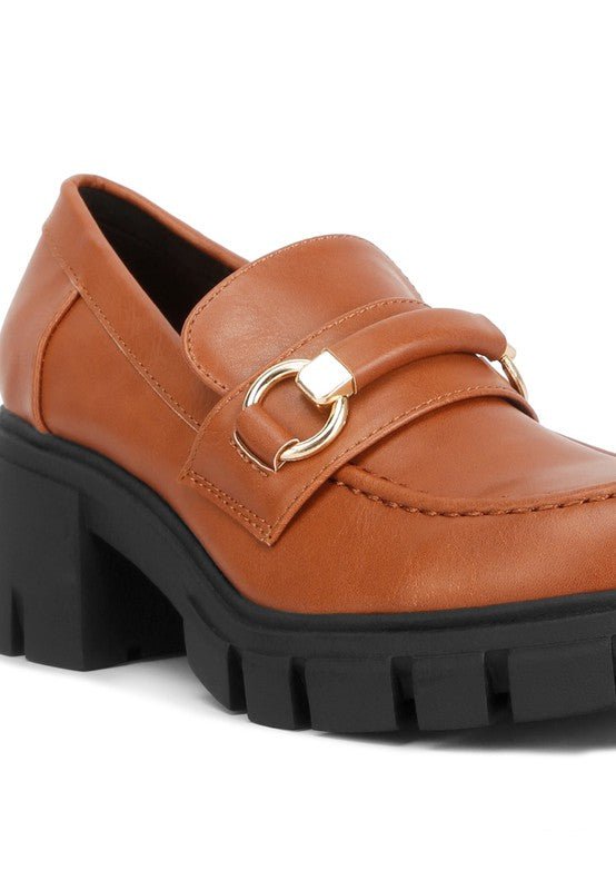 Evangeline Chunky Platform Loafers - Loving It Shop