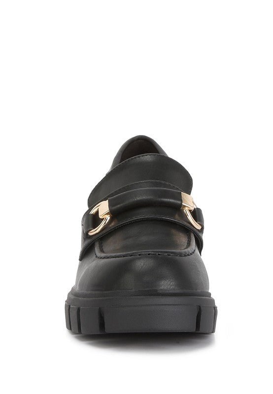 Evangeline Chunky Platform Loafers - Loving It Shop