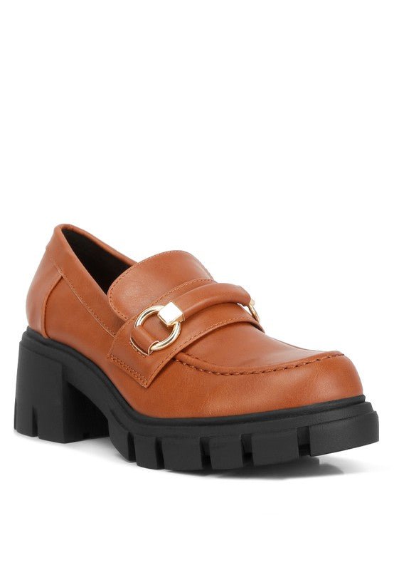 Evangeline Chunky Platform Loafers - Loving It Shop