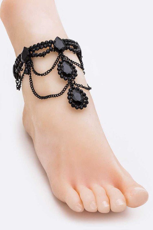 Crystal Statement Anklet - Loving It Shop