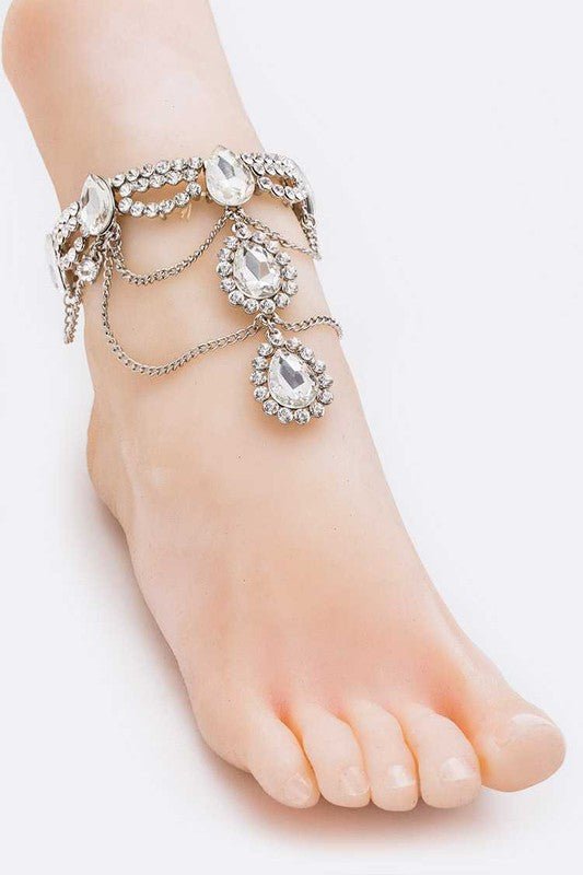 Crystal Statement Anklet - Loving It Shop