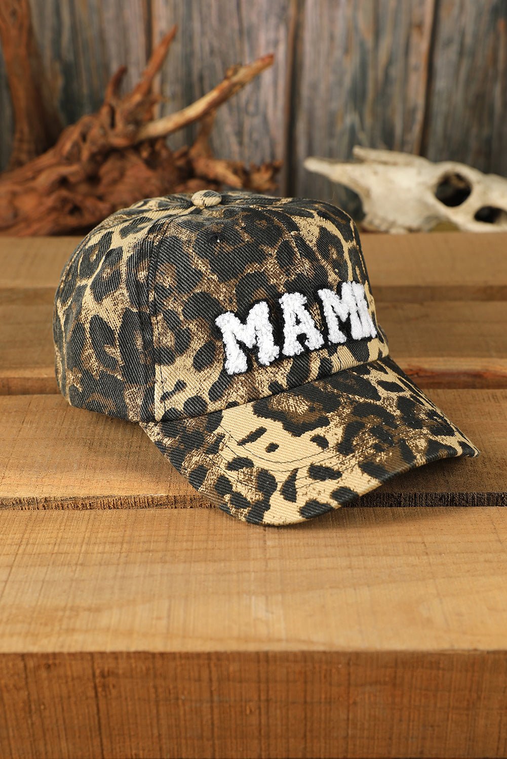Leopard MAMA Embroidered Leopard Baseball Cap - Loving It Shop